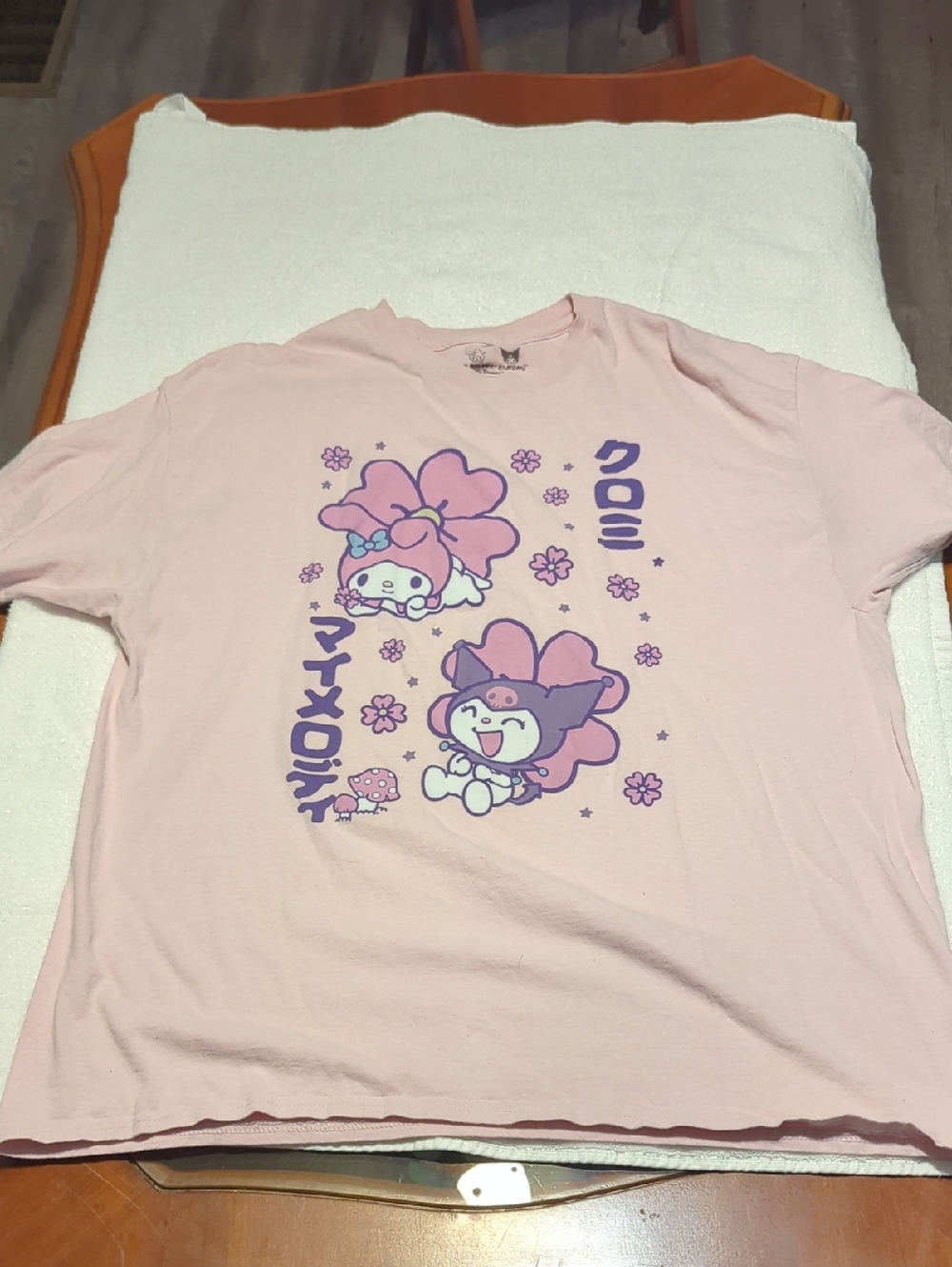 Sanrio Pink My Melody & Kuromi Floral Graphic Tee